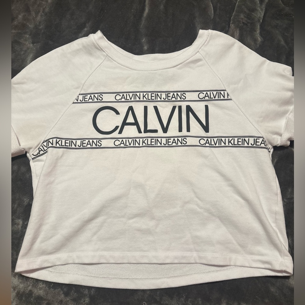 Calvin Klein White Short Sleeve Tee